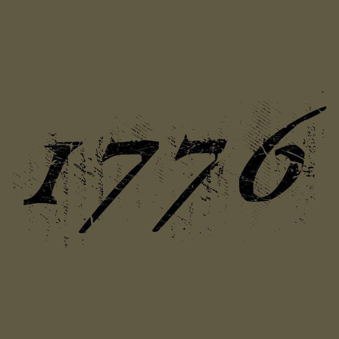 Grunt Style 1776 Flag - Military Green Artwork