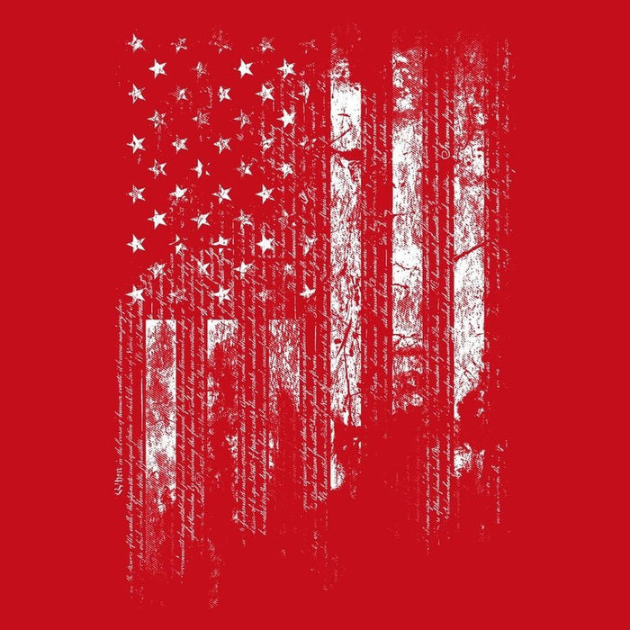 Grunt Style 1776 Flag Long Sleeve - Red artwork