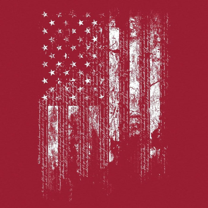 Grunt Style 1776 Flag T-Shirt - Red-artwork