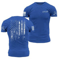 Grunt Style 1776 Flag Flag T-Shirt - Royal T-Shirt