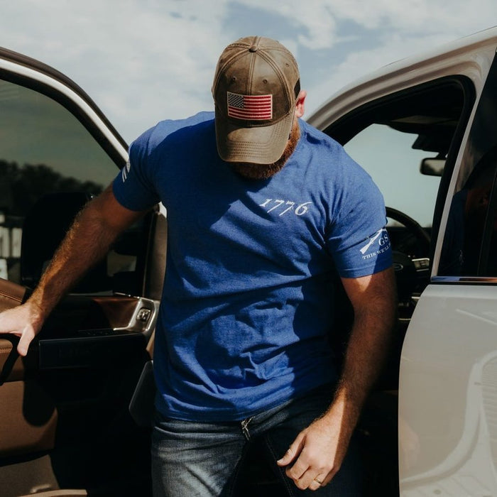 1776 Flag T-Shirt - Royal