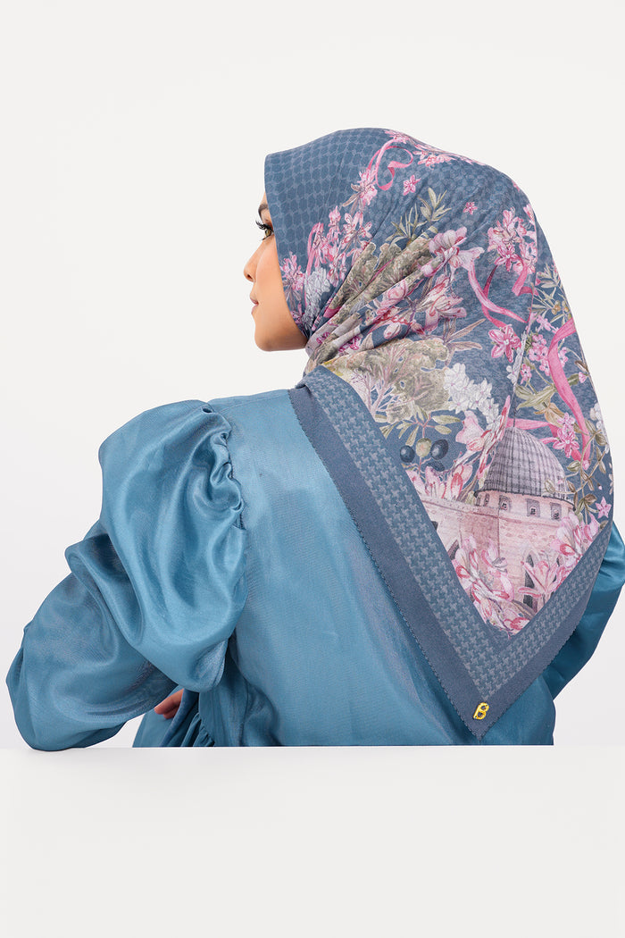 Al Aqsa Voile Square - Blue Jay