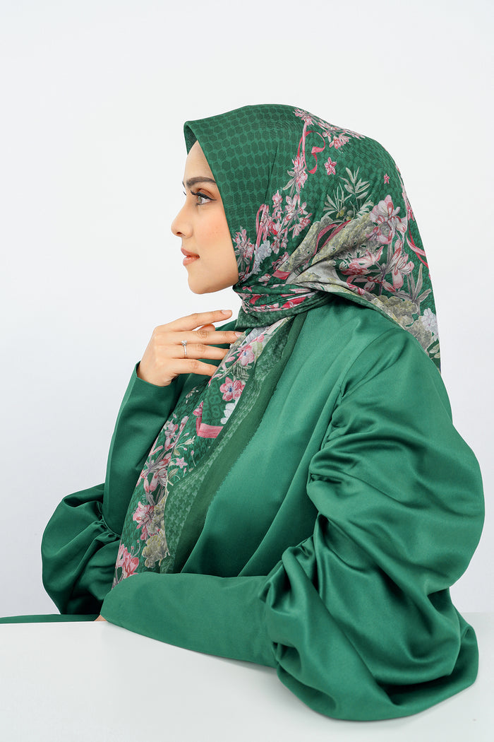 Al Aqsa Voile Square - Emerald