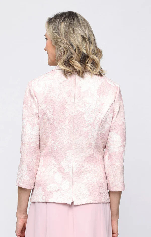 Alex Evening Collared Jacquard Jacket 8381263