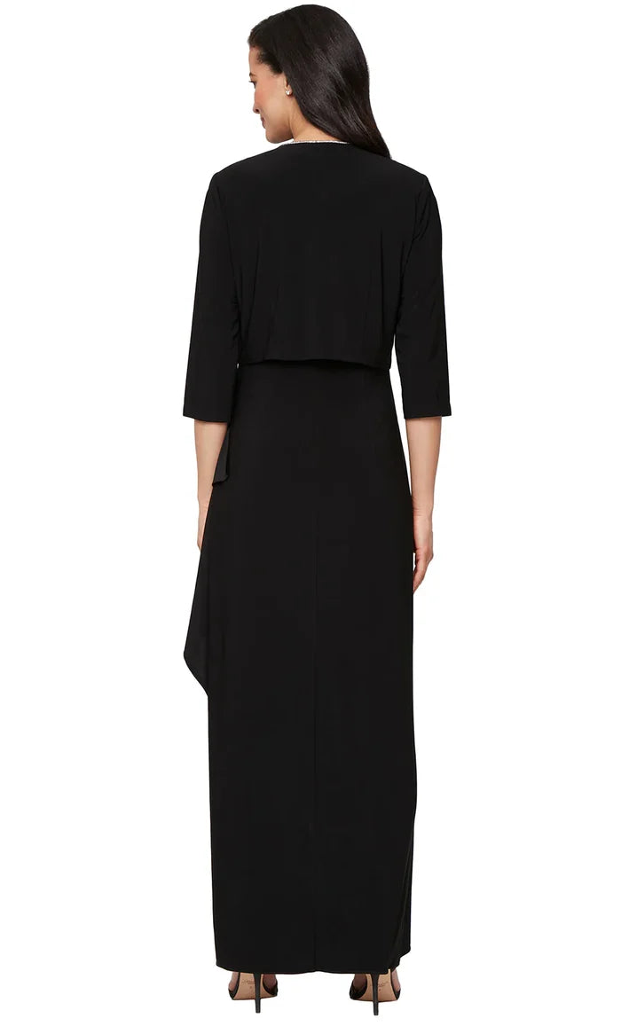 Alex Evening Matte Jersey Evening Long Dress 81351695