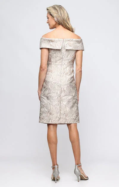 Alex Evening Off the Shoulder Cocktail Dress 8181294