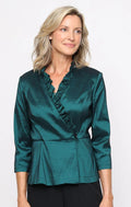 Alex Evening Stretch Taffeta Blouse 8366733