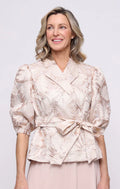 Alex Evenings Jacquard Blouse 8381293