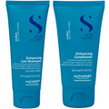 Alfaparf Milano Semi Di Lino Curls Enhancing Low Shampoo 75ml & Conditioner 50ml Twin