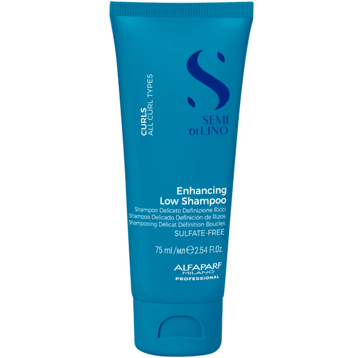 Alfaparf Milano Semi Di Lino Curls Enhancing Low Shampoo 75ml & Conditioner 50ml Twin