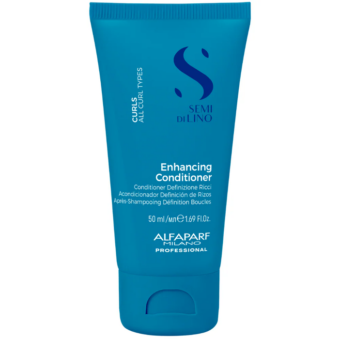 Alfaparf Milano Semi Di Lino Curls Enhancing Low Shampoo 75ml & Conditioner 50ml Twin