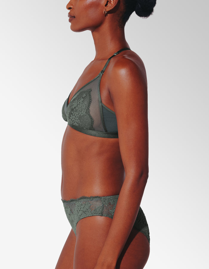 All Day Lace Racerback Bralette