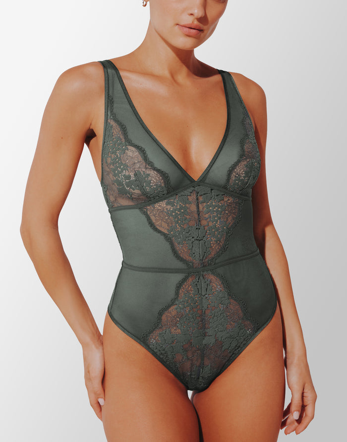 All Day Lace Unlined Bodysuit