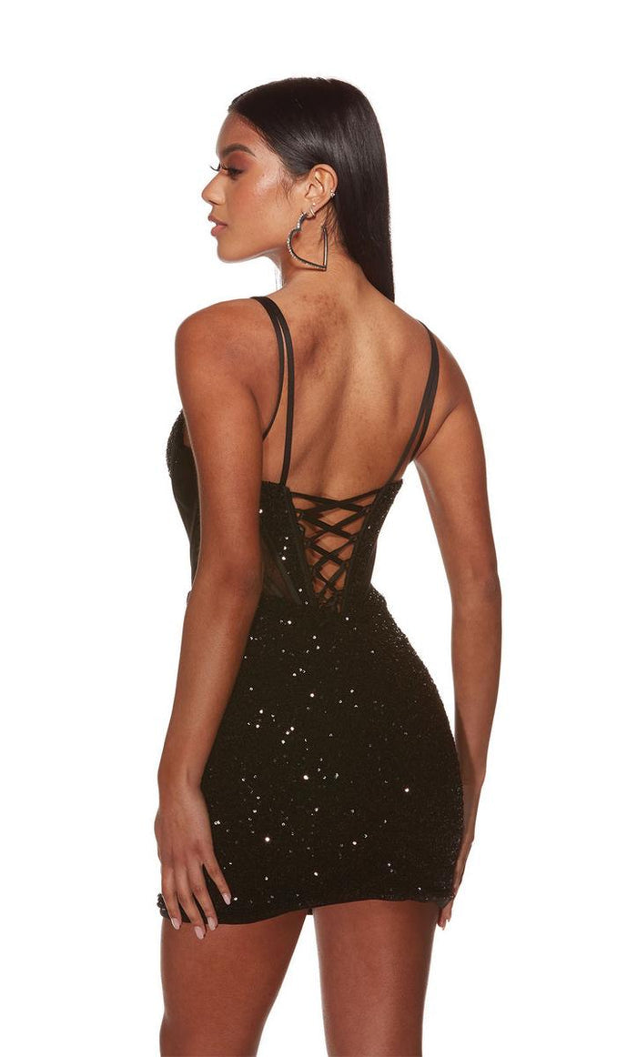 Alyce Paris Illusion Cut Out HoCo Dress 4910