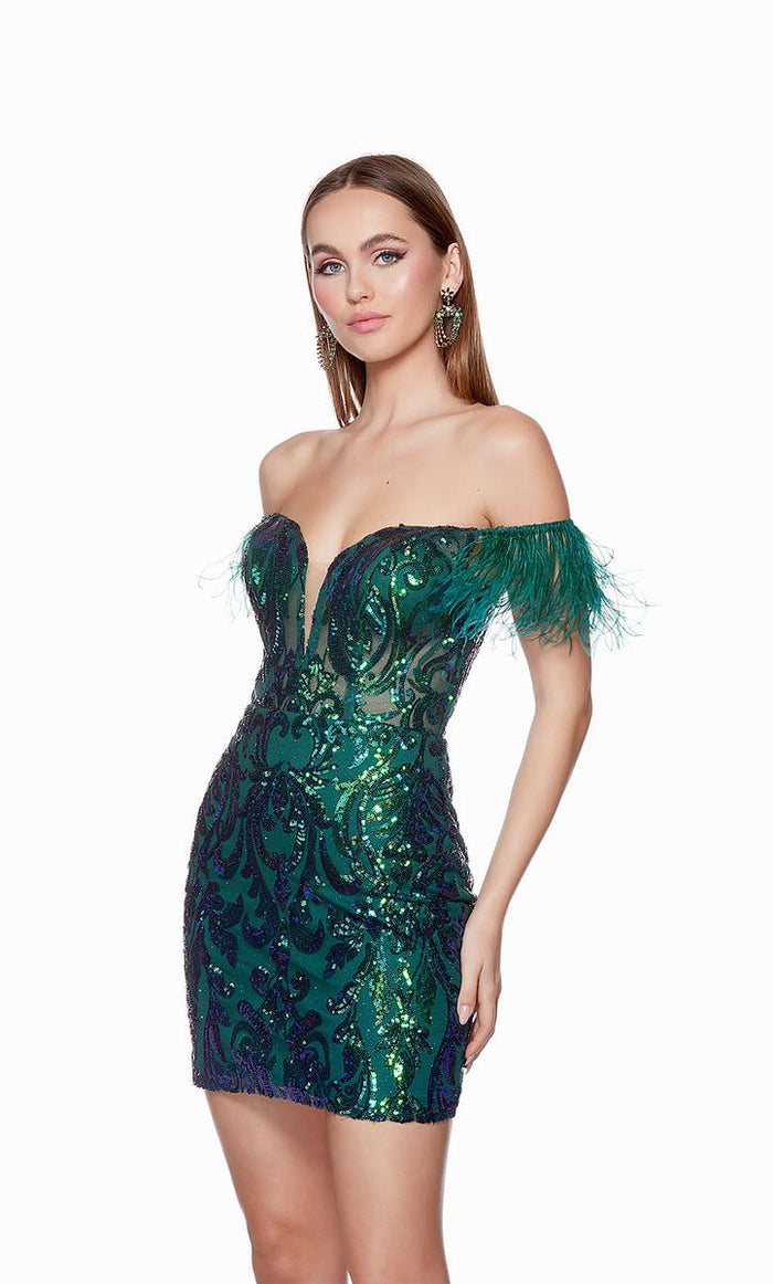 Alyce Paris Lace Corset HoCo Dress 4651