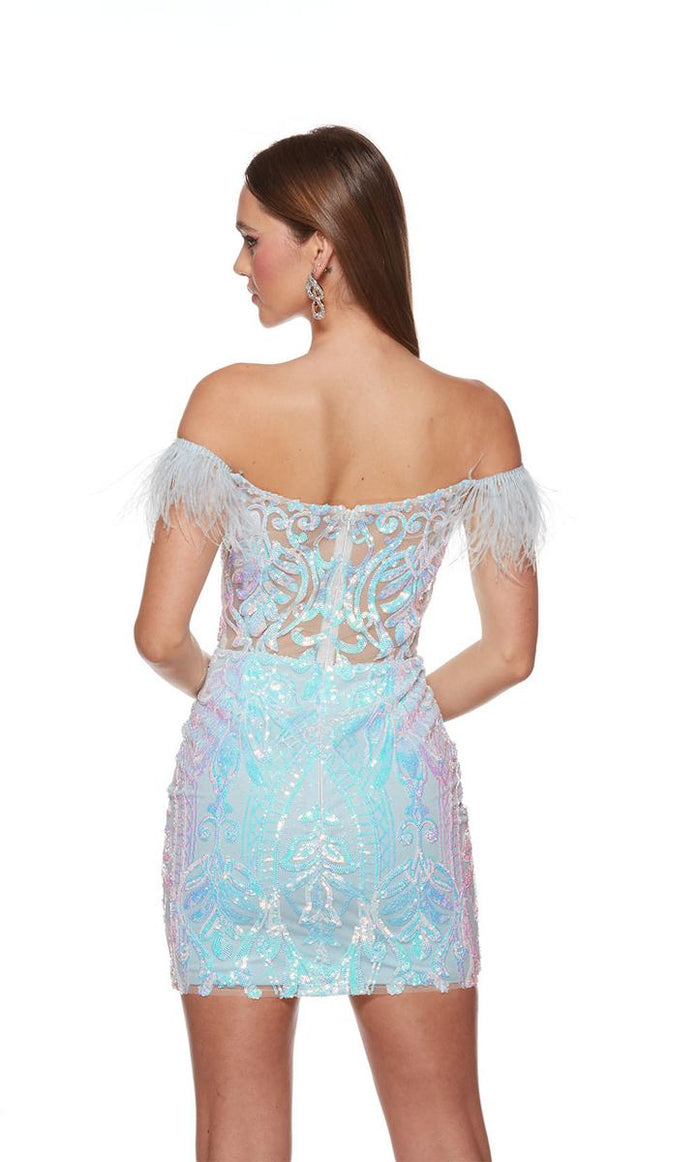 Alyce Paris Lace Corset HoCo Dress 4651
