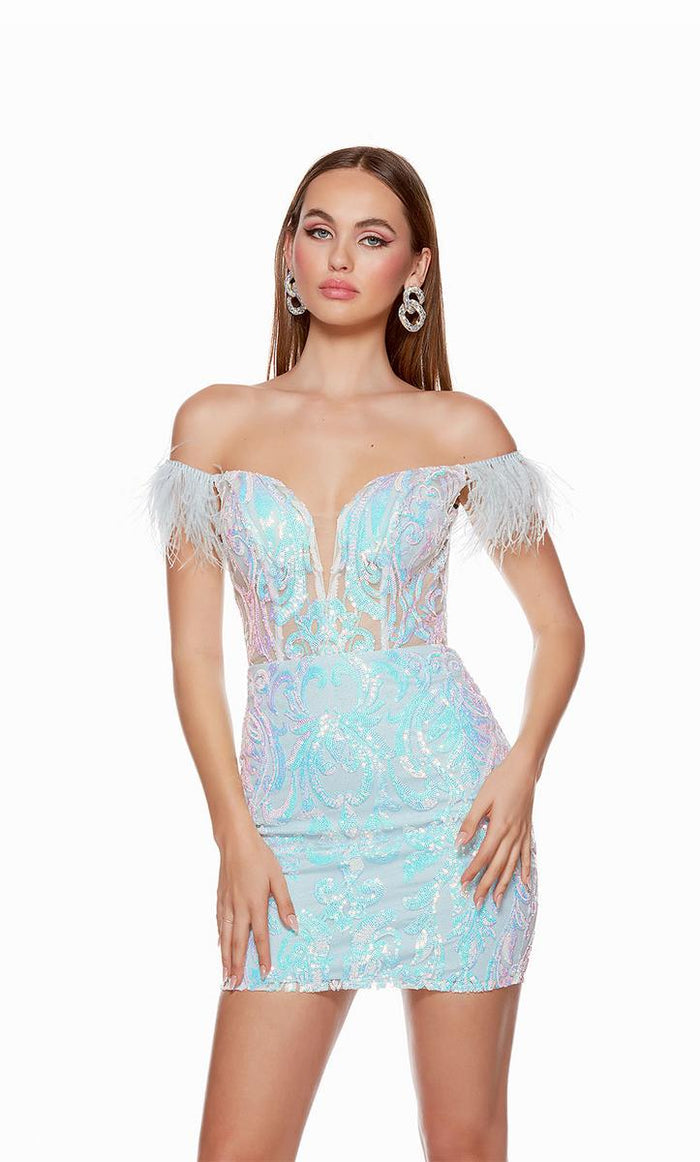 Alyce Paris Lace Corset HoCo Dress 4651