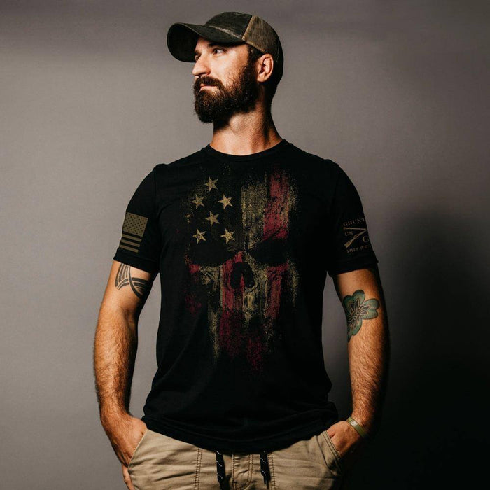 Men's Tee American Reaper 2.0 Flag  | Grunt Style