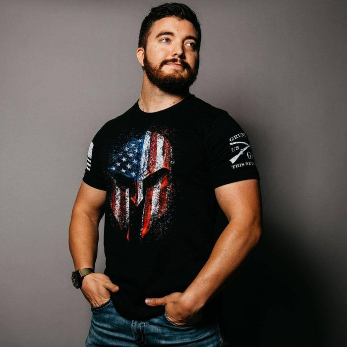 American Spartan 2.0 Patriotic Tee | Grunt Style