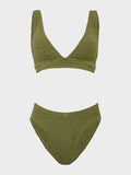 Angel Bikini - Metallic Moss