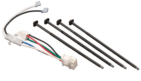 White Carrier Adapter Wiring Kit with Cable Ties - Product View | United RV Parts