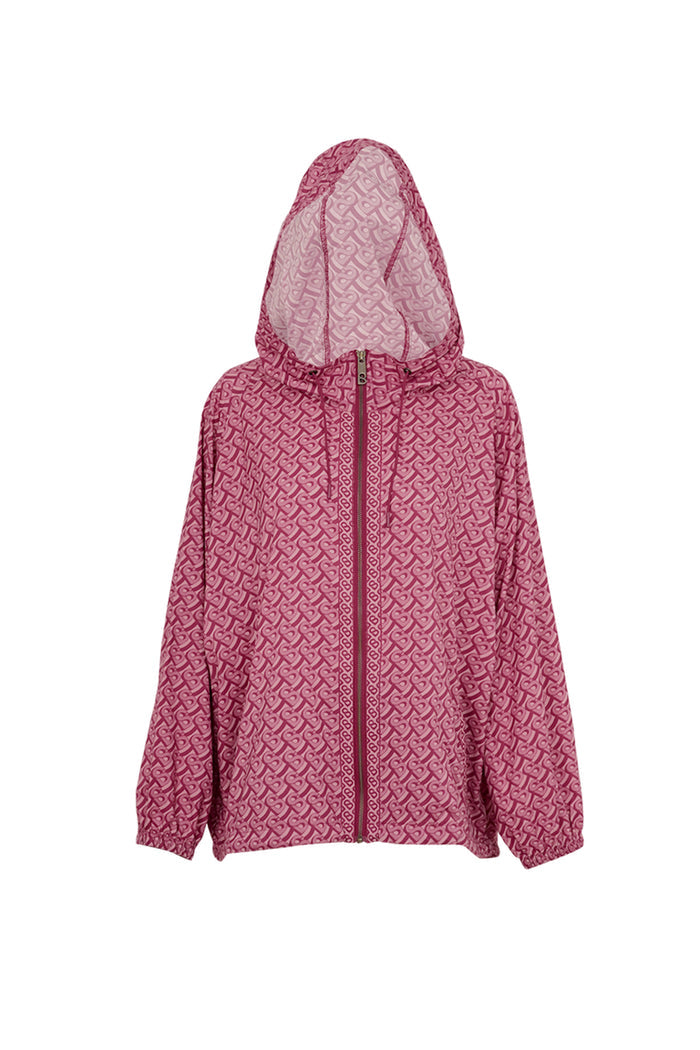 Athleisure Oversized Air Jacket - Magenta