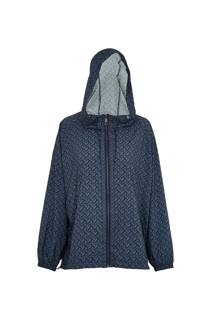 Athleisure Oversized Air Jacket - Navy