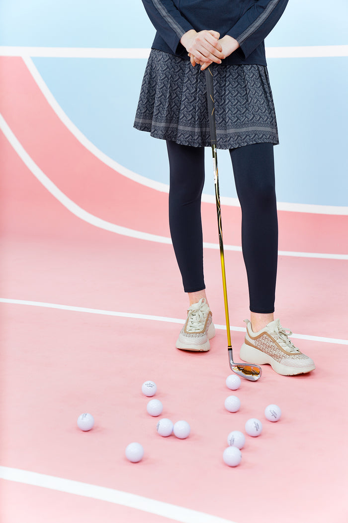 Athleisure Skirted Legging - Navy