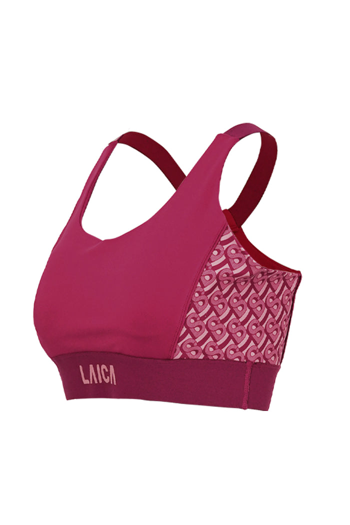 Athleisure Sport Bra - Magenta