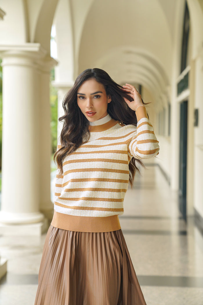 Barbara Monogram Sweatshirt - Royal