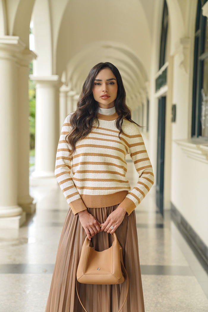 Barbara Monogram Sweatshirt - Royal