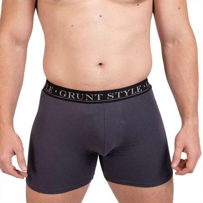 Base Command 2-Pack Boxer Briefs - Dark Gray & Tropical Death Military Green