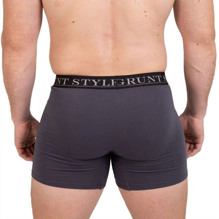 Base Command 2-Pack Boxer Briefs - Dark Gray & Tropical Death Military Green