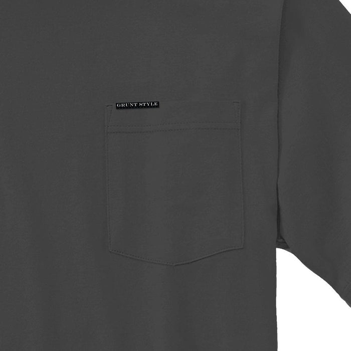 Grunt Style Basic Heavyweight Pocket T-Shirt - Charcoal