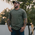 Grunt Style Basic Heavyweight Pocket T-Shirt - Military Green