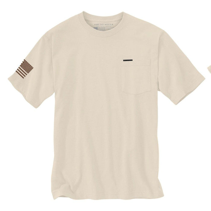 Grunt Style Basic Heavyweight Pocket T-Shirt - Sand T-Shirt