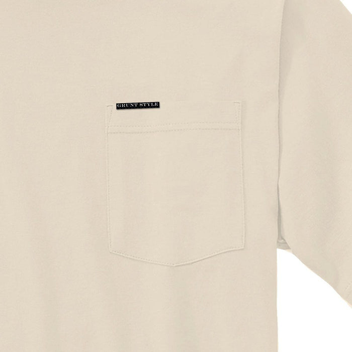 Basic Heavyweight Pocket T-Shirt - Sand Grunt Style
