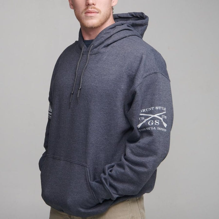 Grunt Style Basic Hoodie - Dark Heather Gray