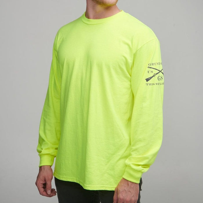 Grunt Style Basic Long Sleeve - Safety Green