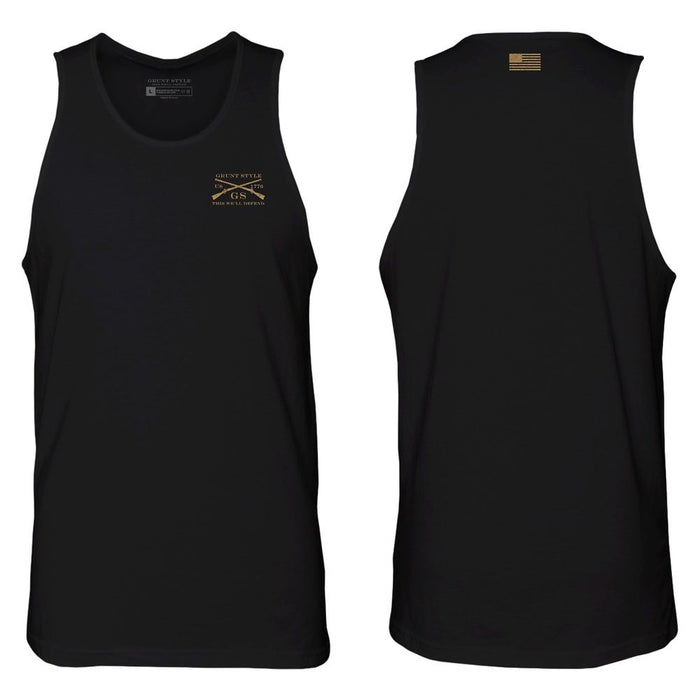 Grunt Style Essential Patriot Men's Tank - Black tanks