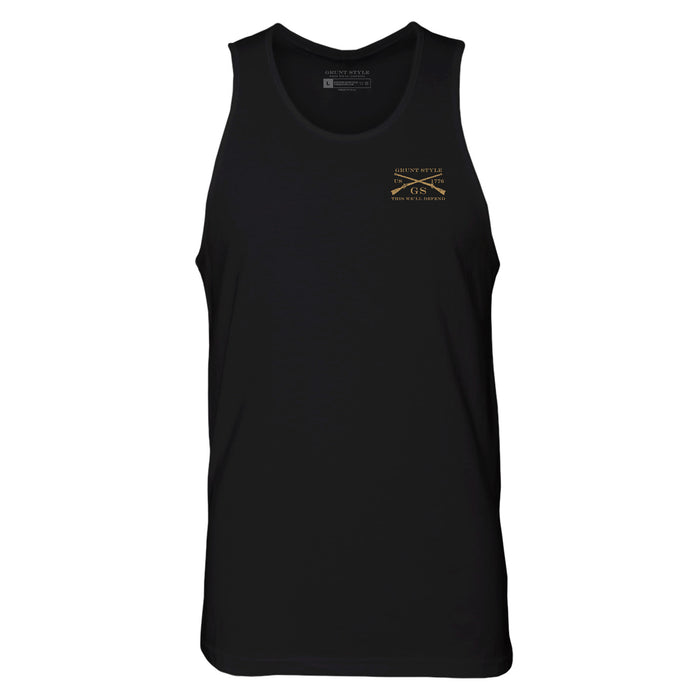 Grunt Style Essential Patriot Men's Tank - Black tanks