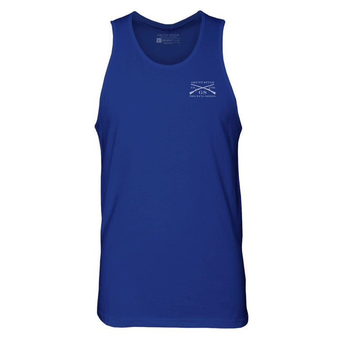 Grunt Style Essential Patriot Men's Tank - Royal tanks