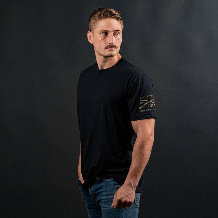 Men's Patriotic Apparel - Black t-Shirt Basics