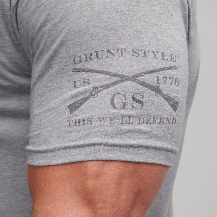 Grunt Style Basic Crew T-Shirt - Dark Heather Grey