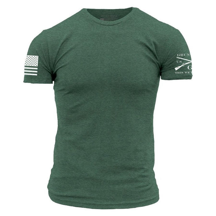 Grunt Style Basic T-Shirt - Heather Forest Green T-Shirt
