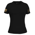 Grunt Style Women's Essential Patriot Slim Fit T-Shirt - Black T-Shirt