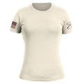 Grunt Style Women's Essential Patriot Slim Fit T-Shirt - Natural T-Shirt