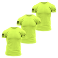 Basic T-Shirts - Safety Green - 3 Pack