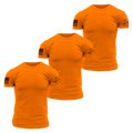Basic T-Shirts - Safety Orange - 3 Pack