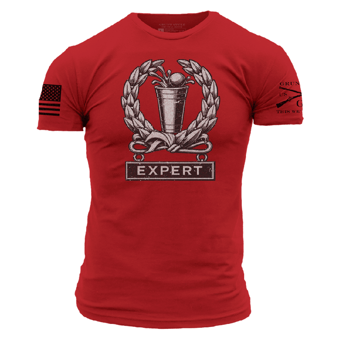 Beer Pong Expert T-Shirt - Red